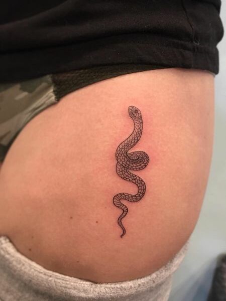 Cute Snake Tattoo