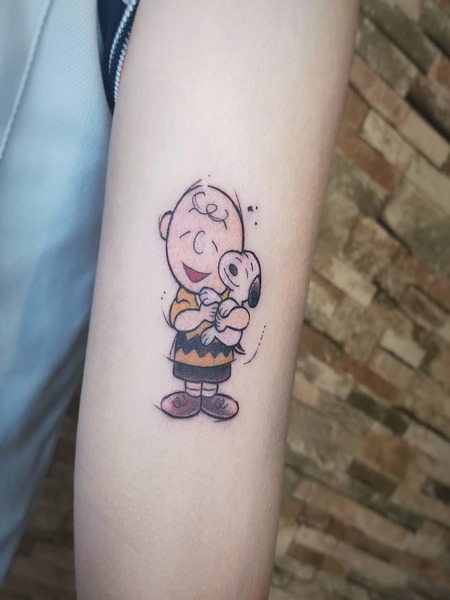 Cute Snoopy Tattoo