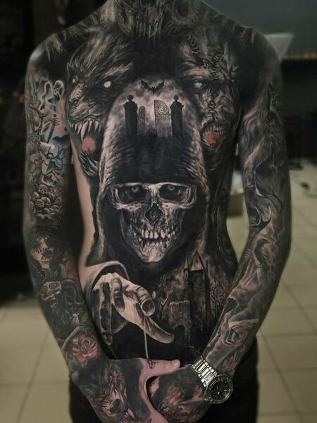 Devil Skull Tattoo