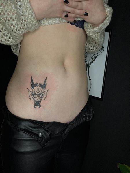 Dragon Belly Tattoo
