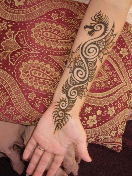 Dragon Henna Tattoo