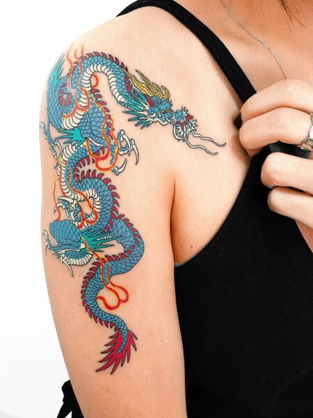 Dragon Shoulder Tattoo