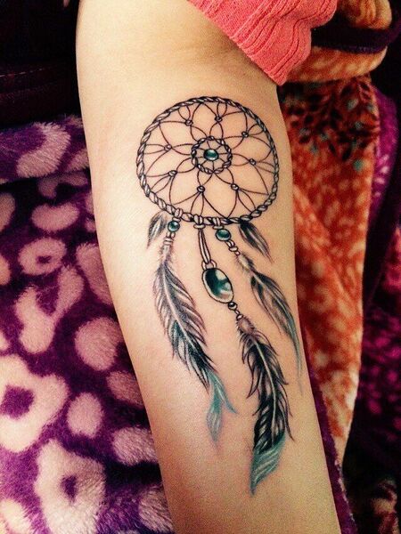 Dream Catcher Arm Tattoo