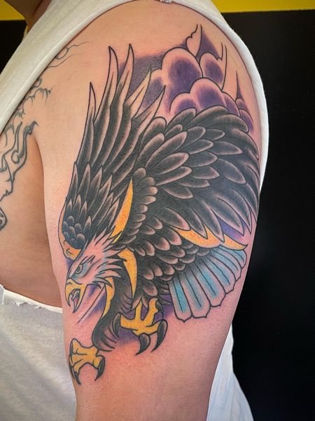 Eagle Half Sleeve Tattoo