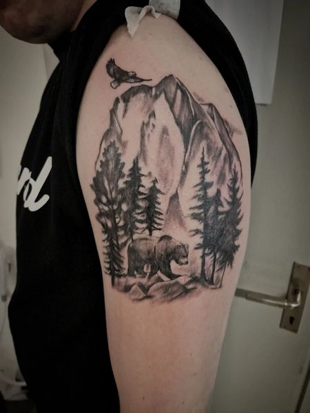 Eagle Nature Tattoo