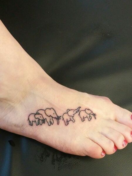 Elephant Foot Tattoo