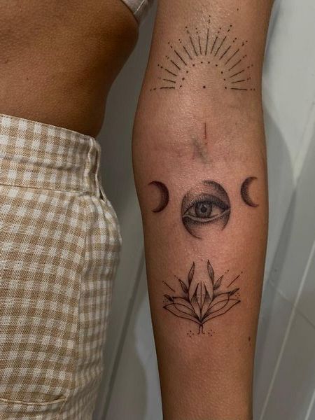 Eye Tattoo on the Forearm