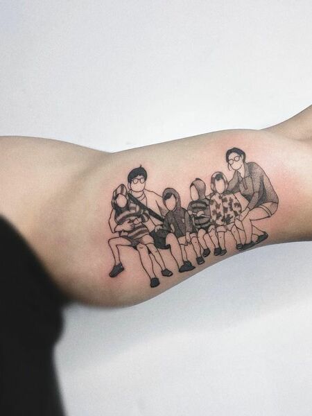 Family Bicep Tattoo