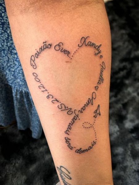 Family Heart Tattoo