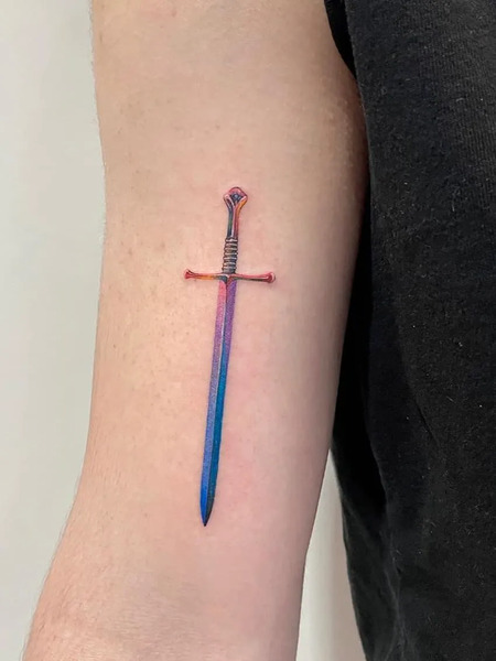 Flower Sword Tattoo