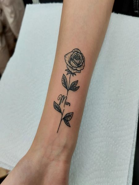 Flower Wrist Tattoo