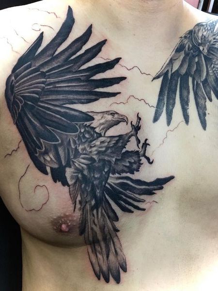 Flying Eagle Tattoo