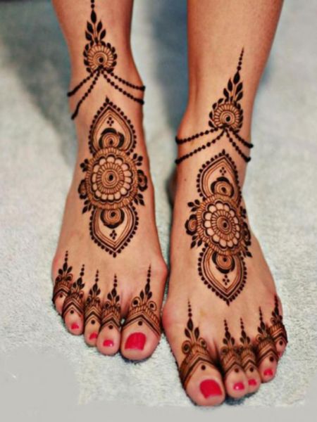 Foot Henna Tattoo