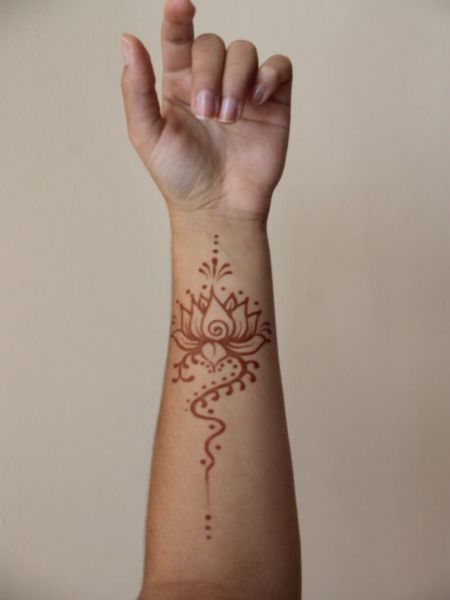 Forearm Henna Tattoo