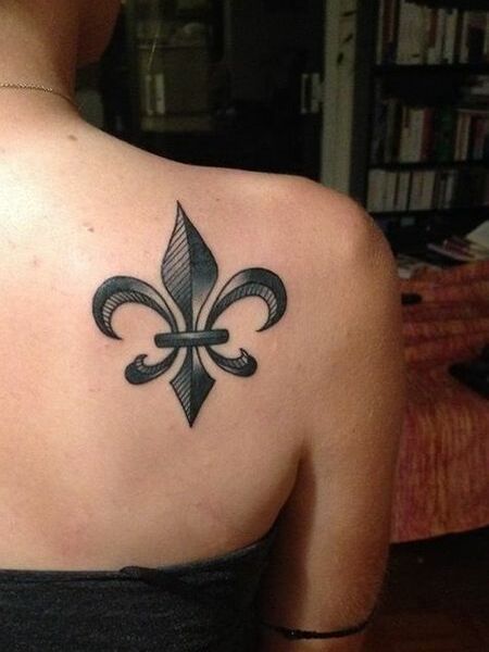 French Lily Tattoo