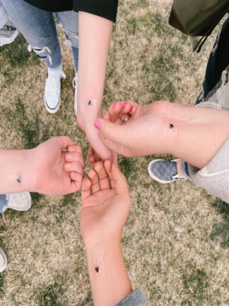 Friend Heart Tattoo