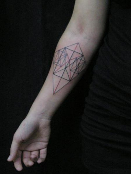 Geometric Arm Tattoo