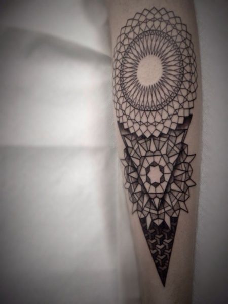 Geometric Mandala Tattoo