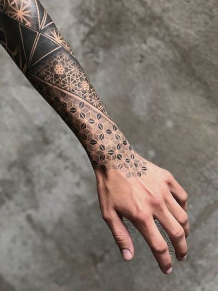 Geometric Pattern Tattoo