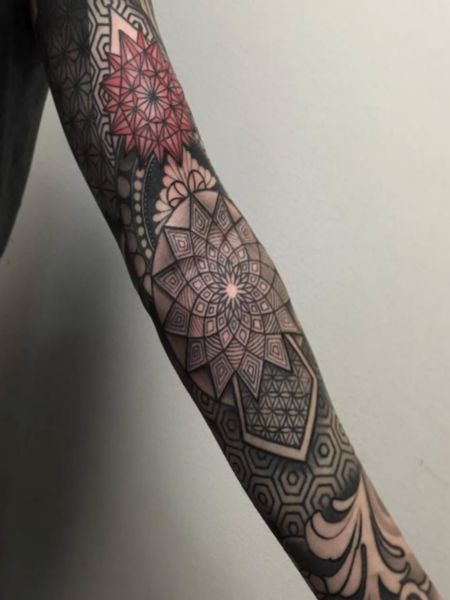 Geometric Tattoo Sleeve