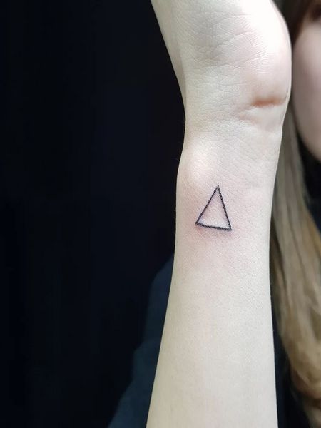 Geometric Wrist Tattoo