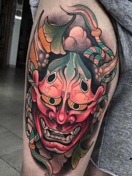 Hannya Mask Tattoo