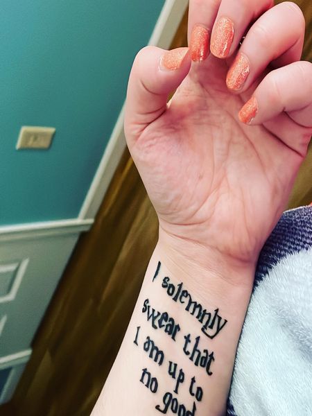 Harry potter Wrist Tattoo