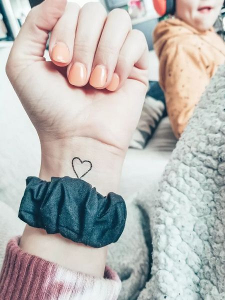 Heart Wrist Tattoo