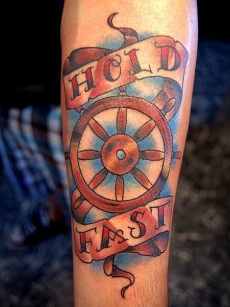 Hold Fast Arm Tattoo