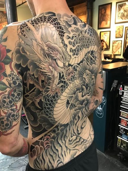 Japanese Back Tattoo