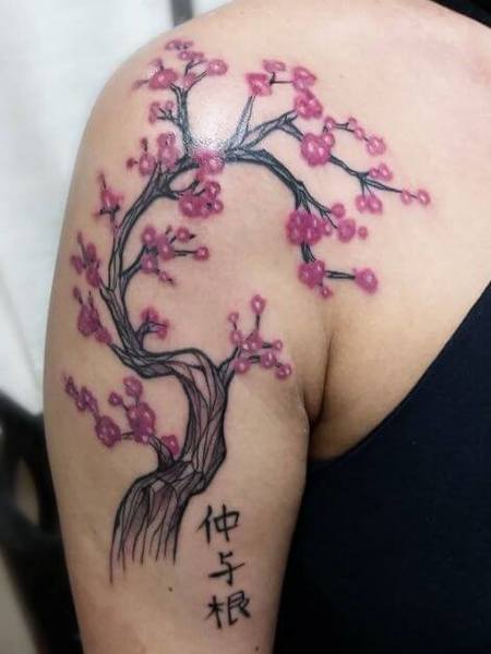 Japanese Cherry Blossom Tattoo