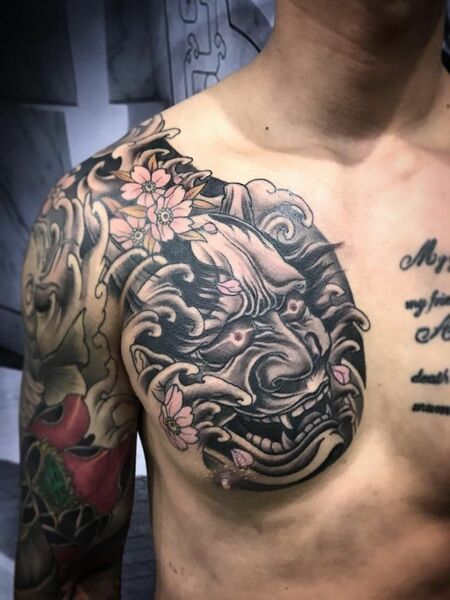 Japanese Chest Tattoos