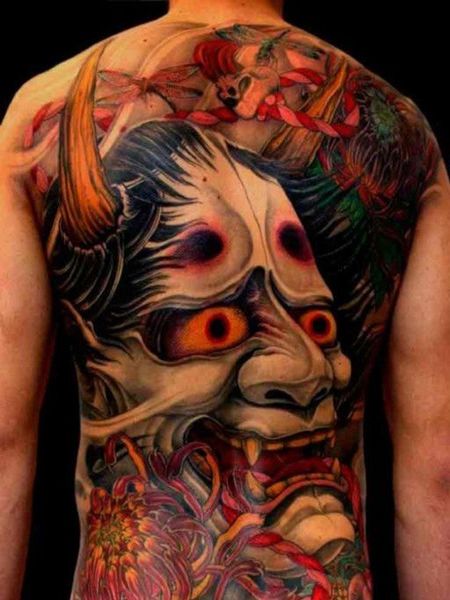 Japanese Demon Tattoo