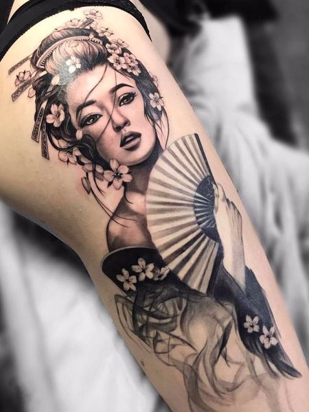 Japanese Geisha Tattoo