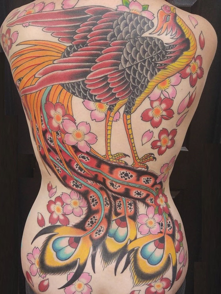 Japanese Phoenix Tattoo 1