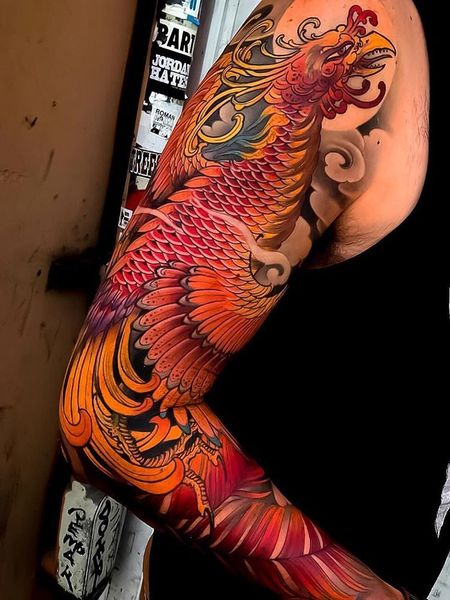 Japanese Phoenix Tattoo