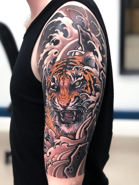 Japanese Tiger Tattoo