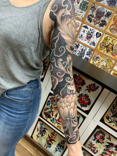 Japenese Sleeve Tattoo 1