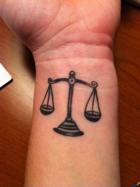 Libra Zodiac Tattoo