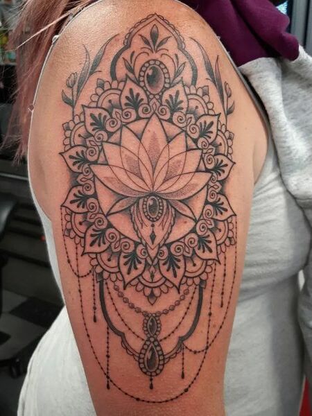 Mandala Half Sleeve Tattoo