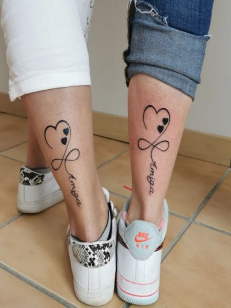 Matching Heart Tattoo