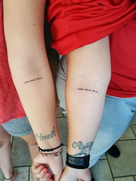 Matching Sister Tattoo ideas