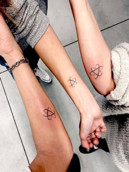 Matching Sister Tattoos for 3