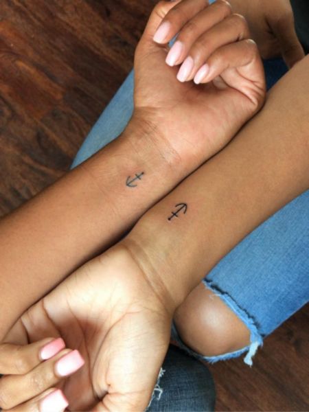 Matching Sister Tiny Tattoo