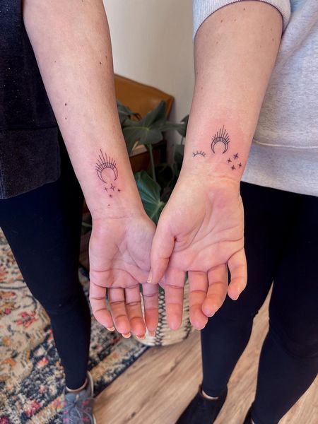 Matching Wrist Tattoo