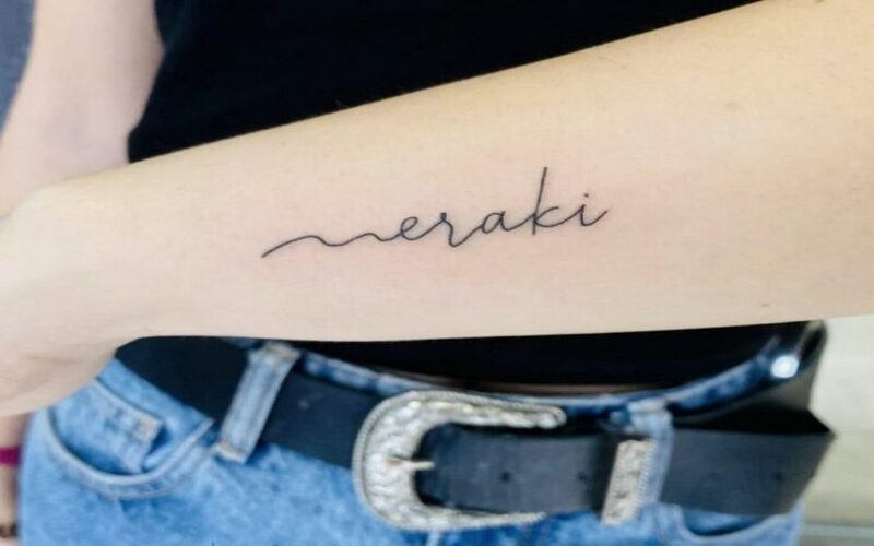 Meraki Word Tattoo Tips