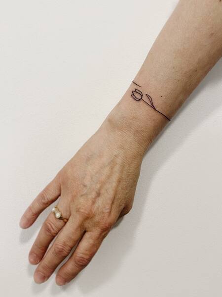 Minimalist Bracelet Tattoo