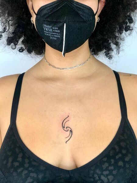 Minimalist Chest Tattoos