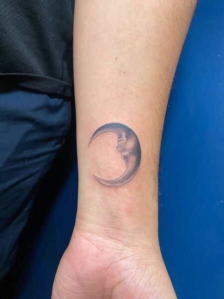 Minimalist Moon Tattoos