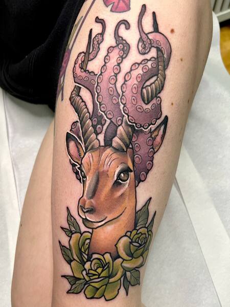 New School Animal Tattoo